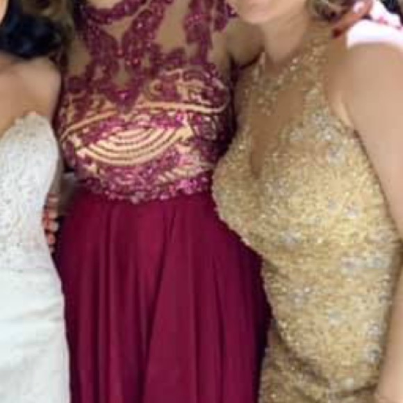 Sherri Hill Plum gown - Picture 2 of 5